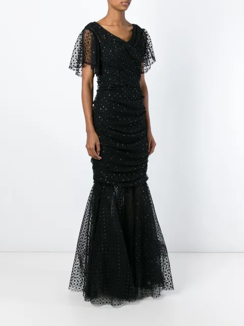Dolce Gabbana Fish Tail Evening Dress Farfetch