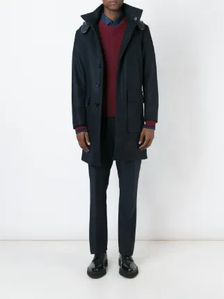 detachable hood coat