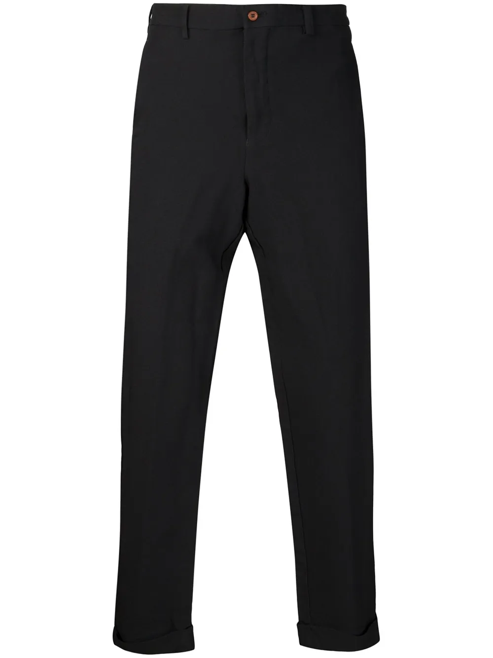 Comme Des Garçons Homme Deux Tailored Cropped Trousers In Black