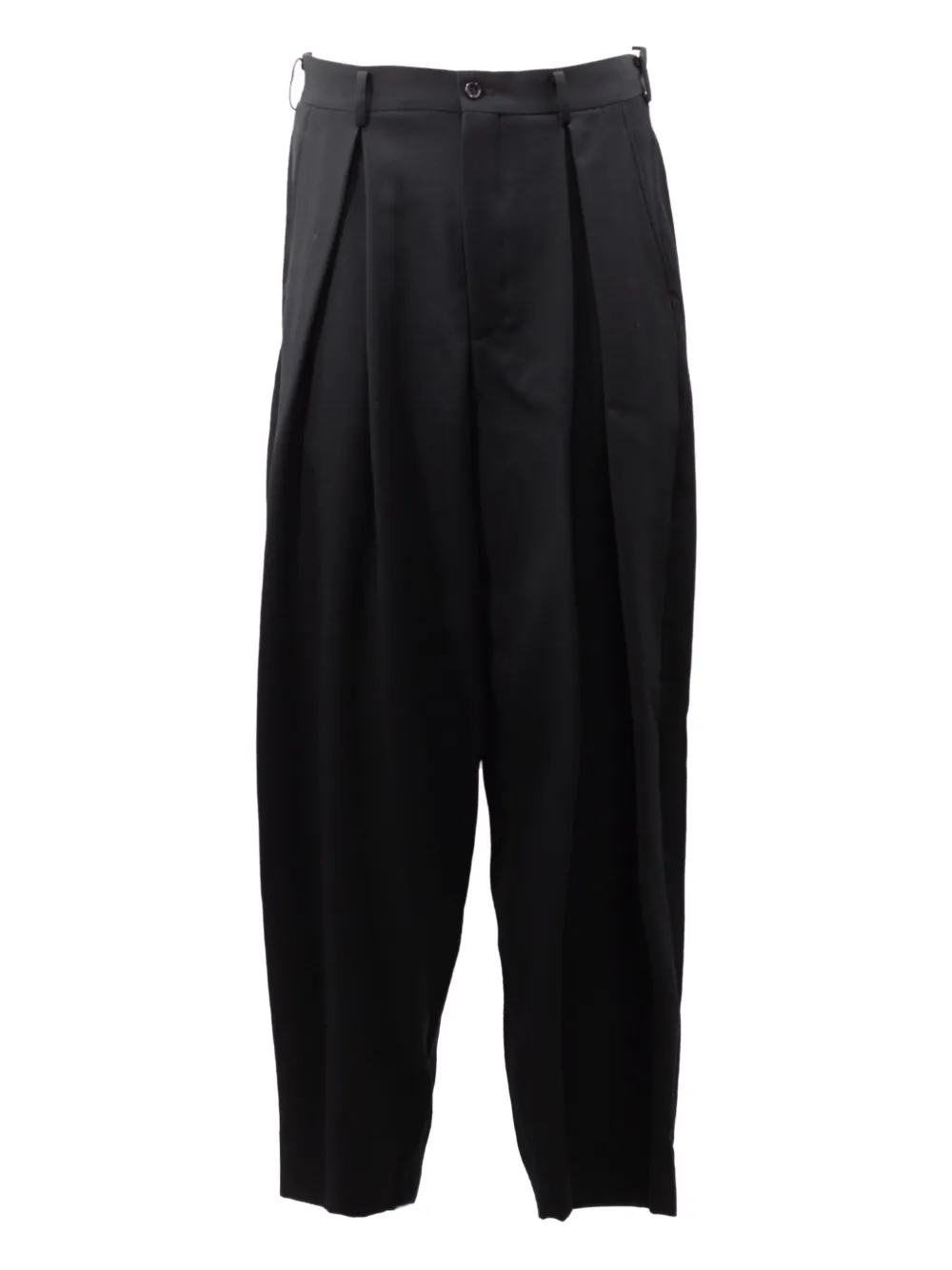 Comme des Garçons Homme Plus pleat-detail tailored trousers | Black | Image 1