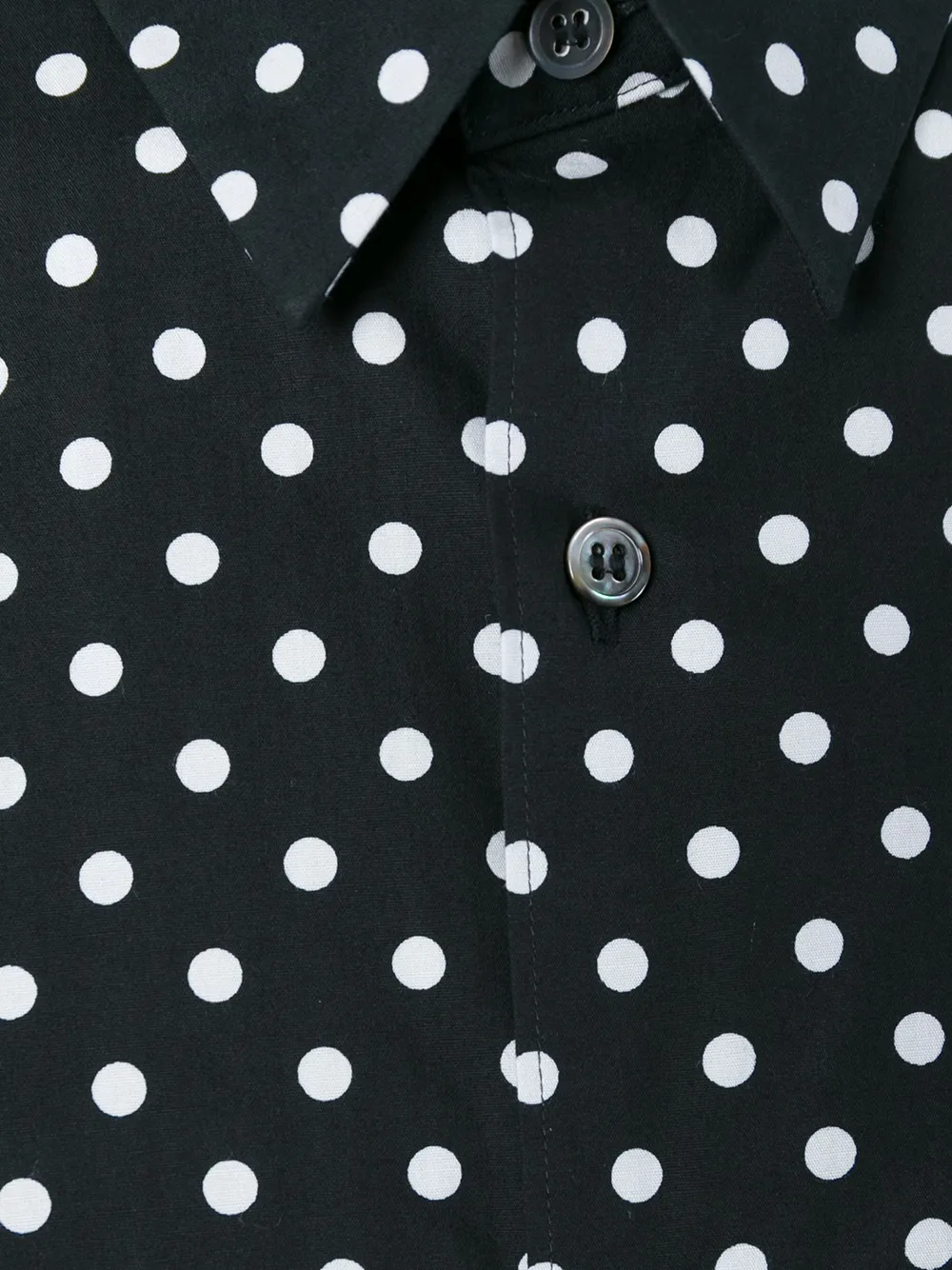 Comme Des Garçons Comme Des Garçons polka dot shirt Zwart