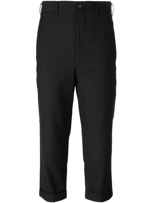 Comme Des Garçons Comme Des Garçons ピンストライプ柄 クロップド