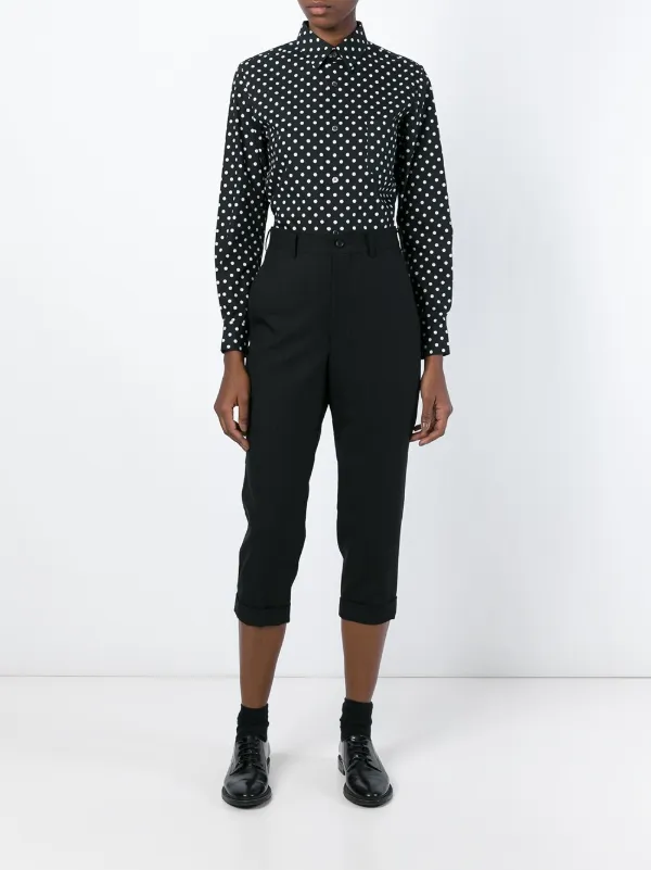 Comme Des Garçons Comme Des Garçons ピンストライプ柄 クロップド