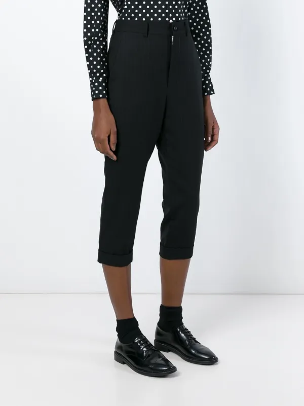 Comme Des Garçons Comme Des Garçons ピンストライプ柄 クロップド