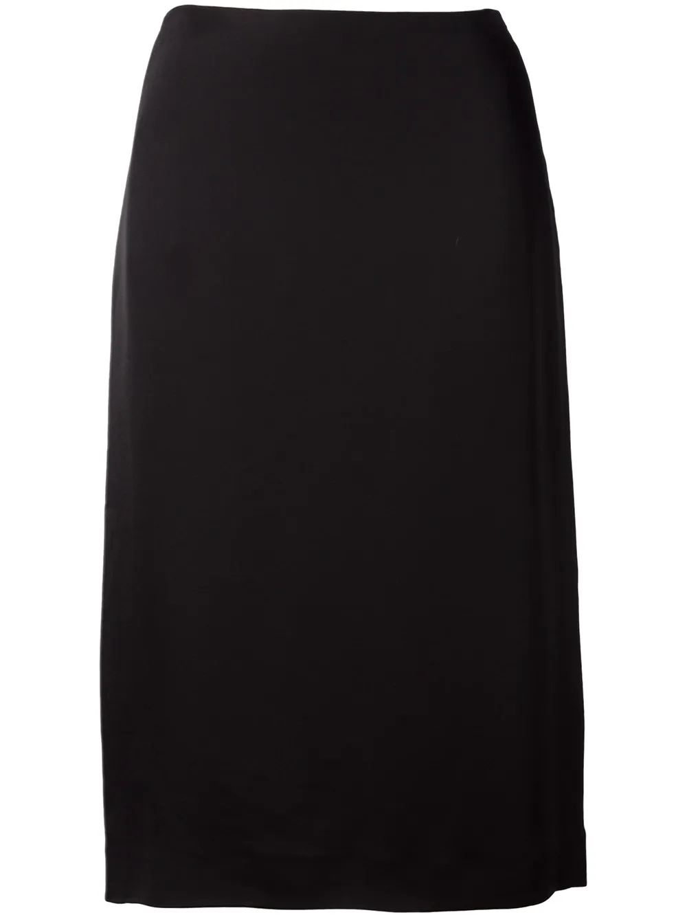 The Row straight cut skirt - Nero