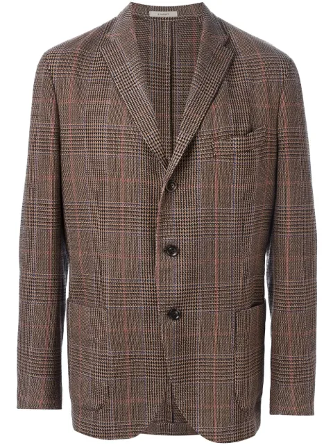 Boglioli Prince of Wales check blazer