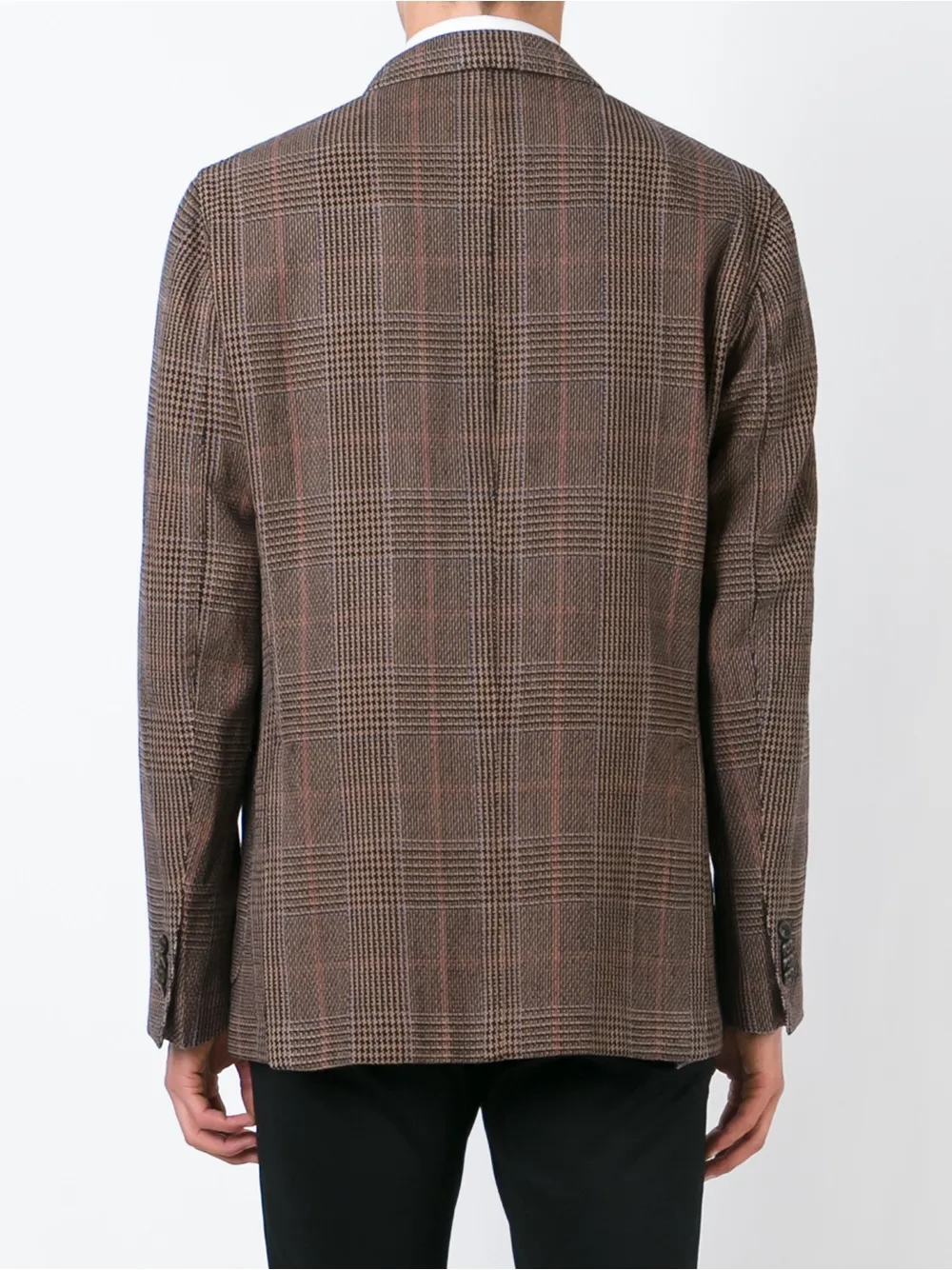 Boglioli Prince of Wales check blazer Bruin