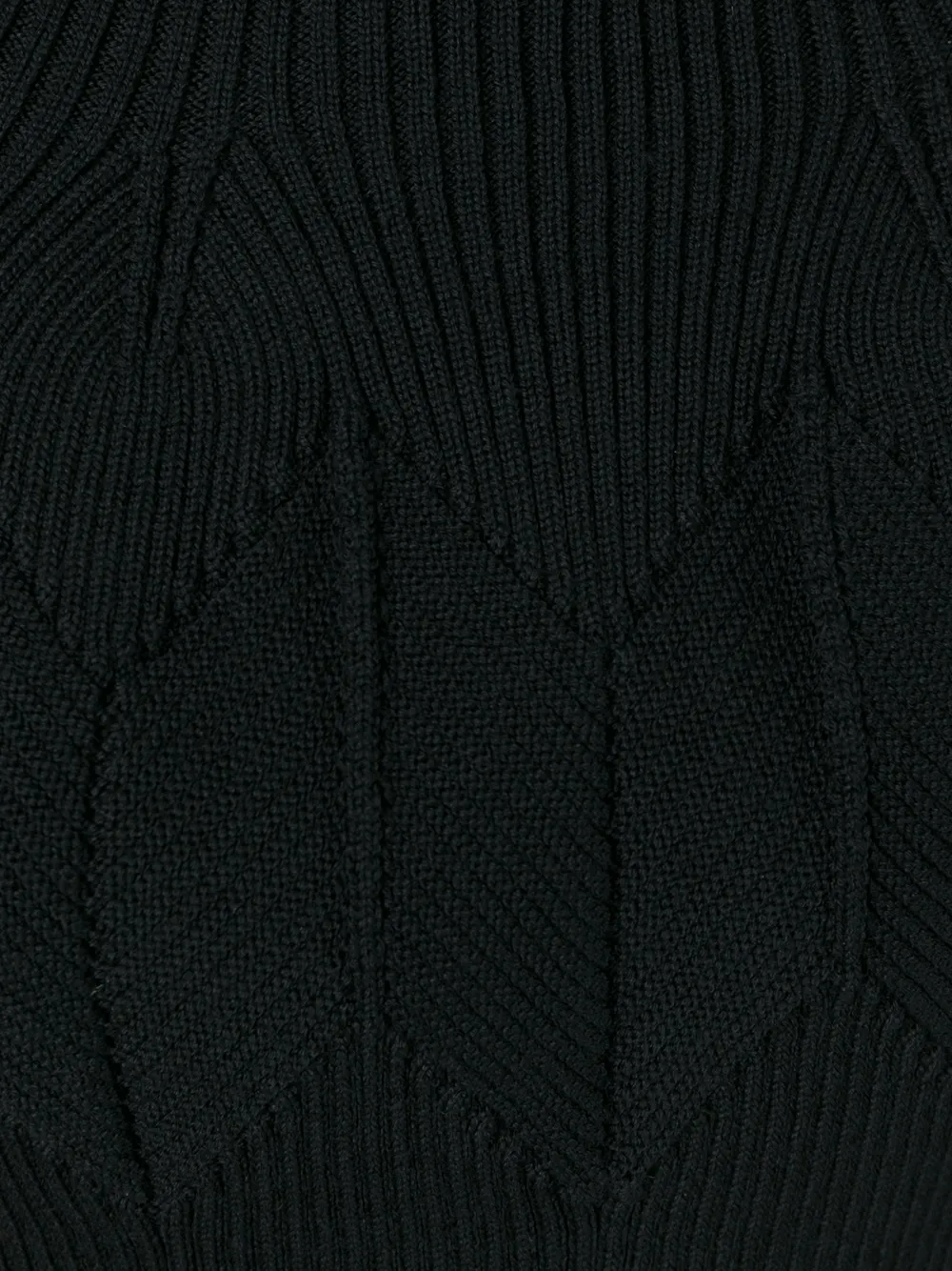 Junya Watanabe cape sleeve knit sweater Zwart