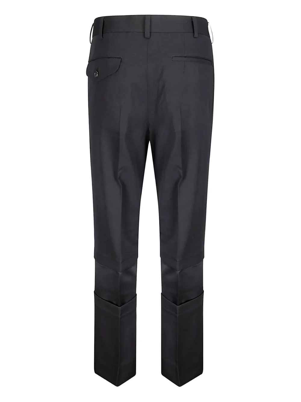 Comme Des Garçons Comme Des Garçons foot strap striped trousers Zwart