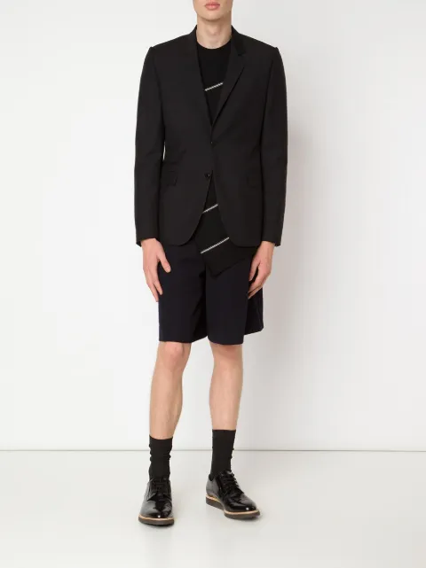 Comme des Garçons Homme Plus asymmetric exposed seam sweater
