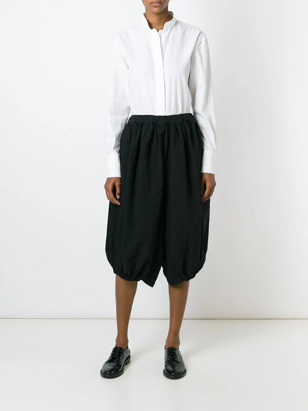 Comme Des Garçons Comme Des Garçons cropped culottes - Zwart
