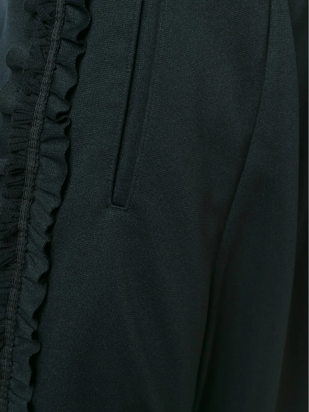 Comme Des Garçons Cropped Harem Trousers In Black