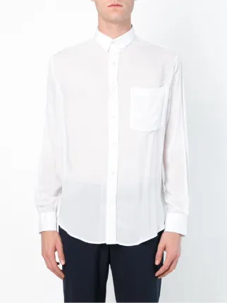 Ami Alexandre Mattiussi Chest Pocket Shirt - Farfetch ... Ami Alexandre Mattiussi chest pocket shirt