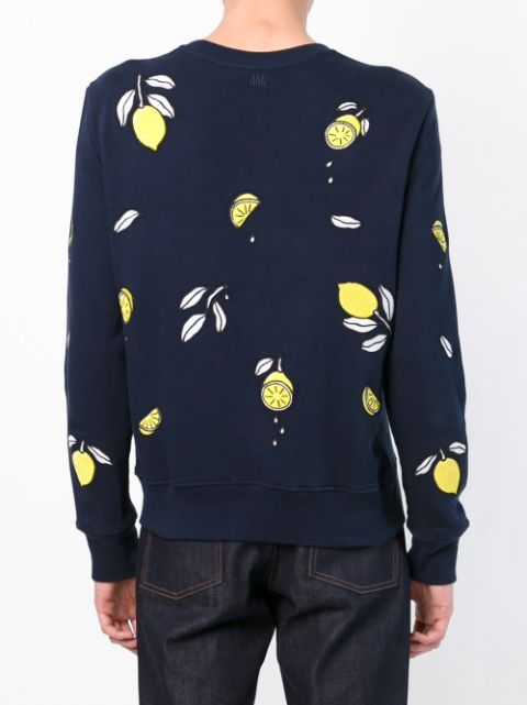 lemon sweatshirt