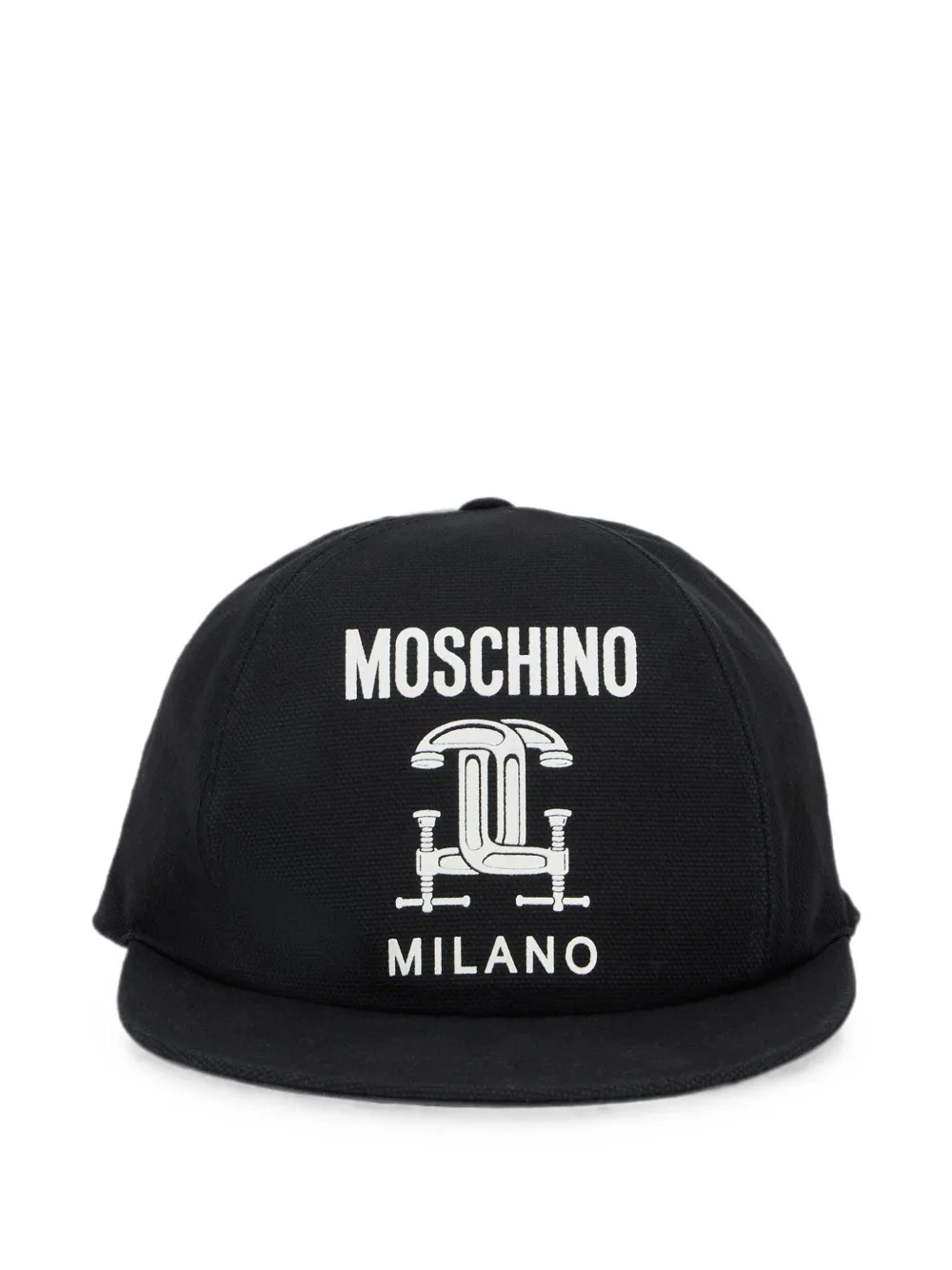 Moschino interlocking C-clamp baseball cap - Nero