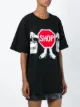 Moschino Shop print oversized T-shirt