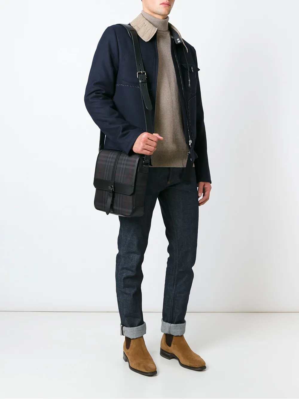 Burberry 'Bryett' messenger bag Grijs