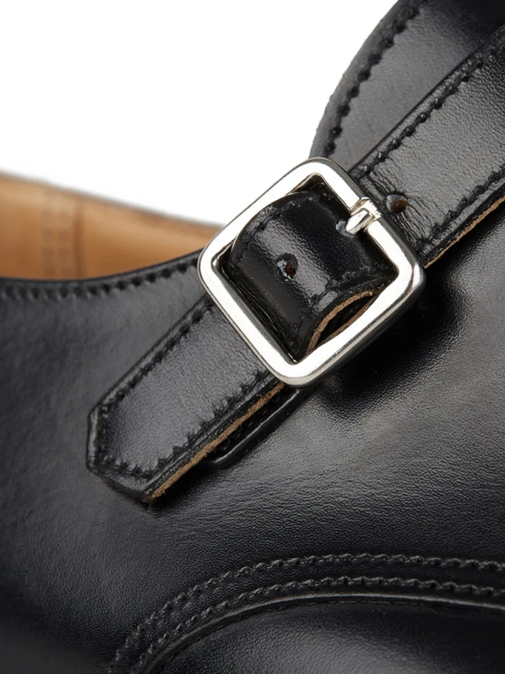 Crockett 
Jones double buckle loafers Black