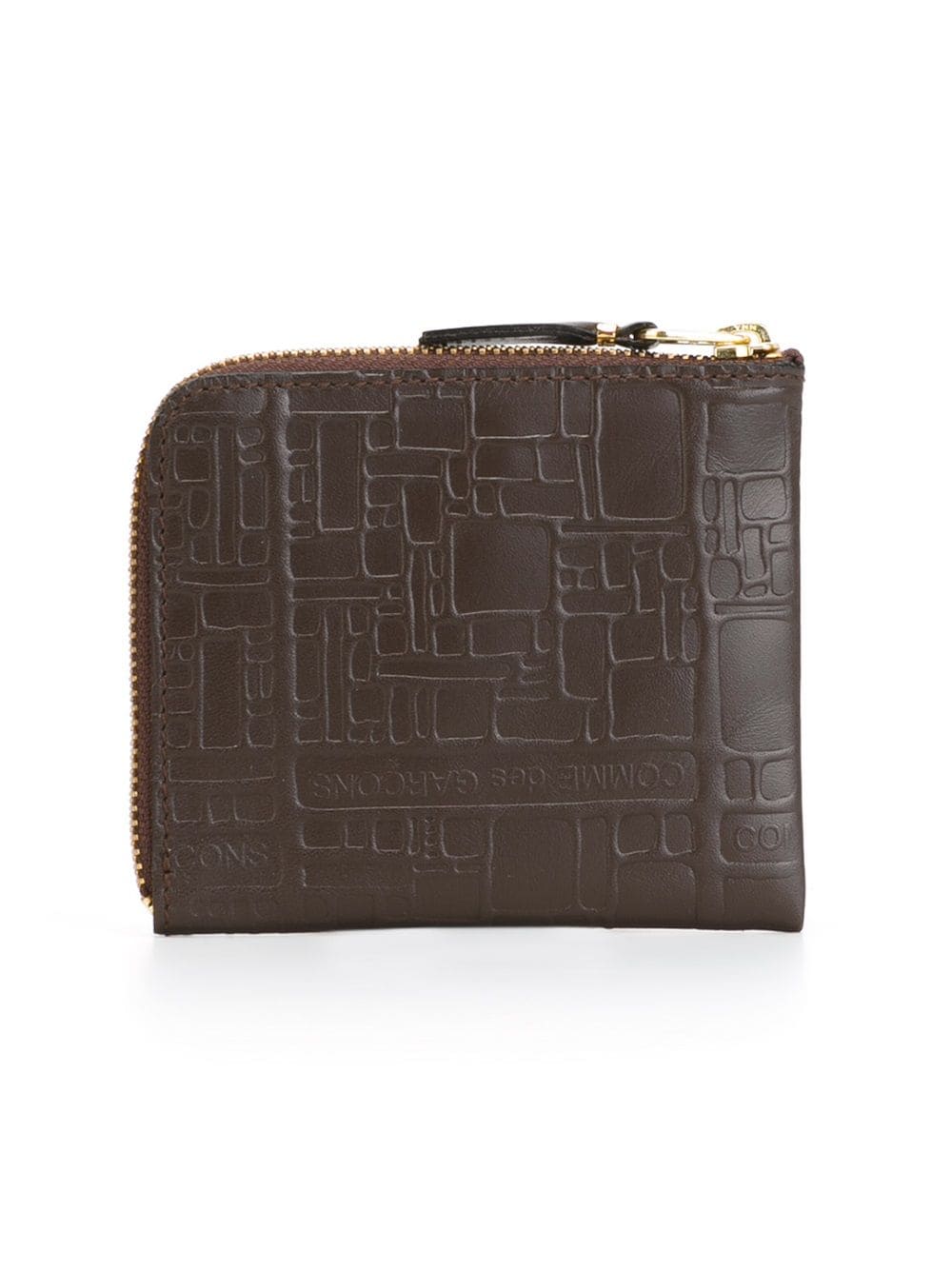 Comme Des Garçons Wallet 'Embossed Logo' wallet - Bruin