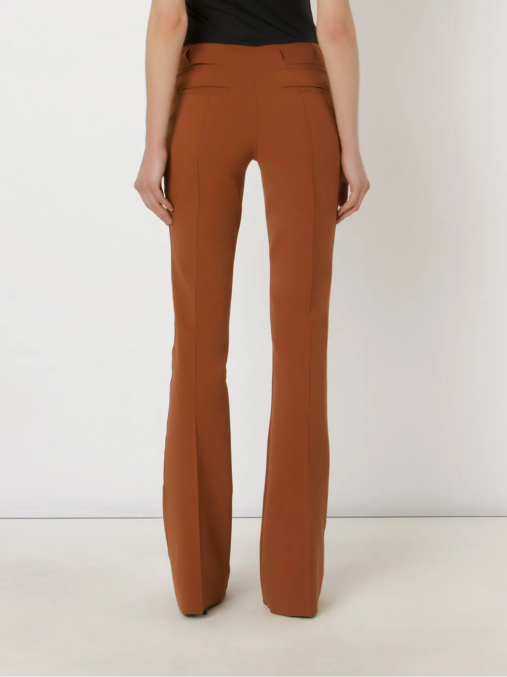 Gloria Coelho flared trousers Bruin