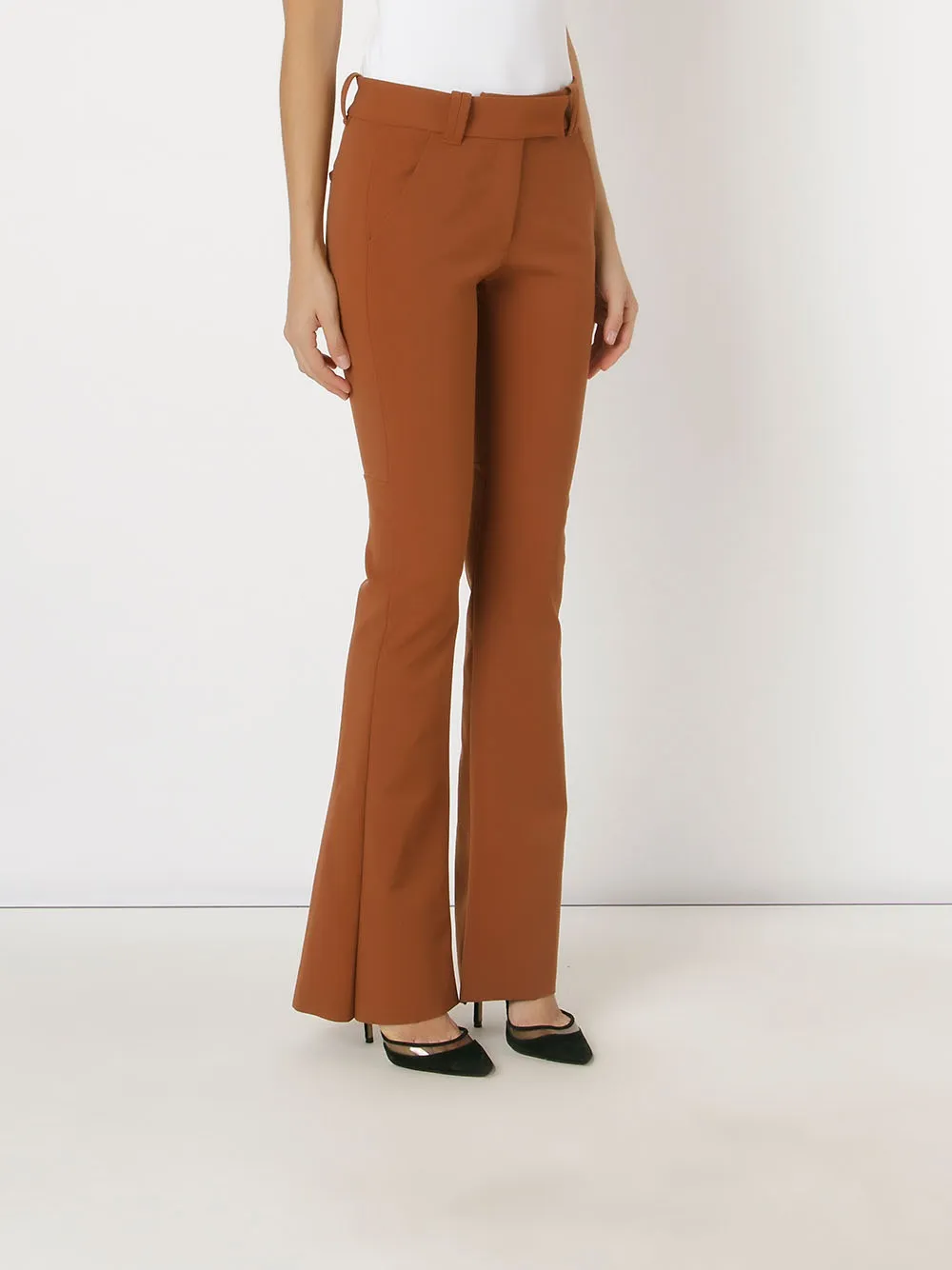 Gloria Coelho straight leg trousers Bruin