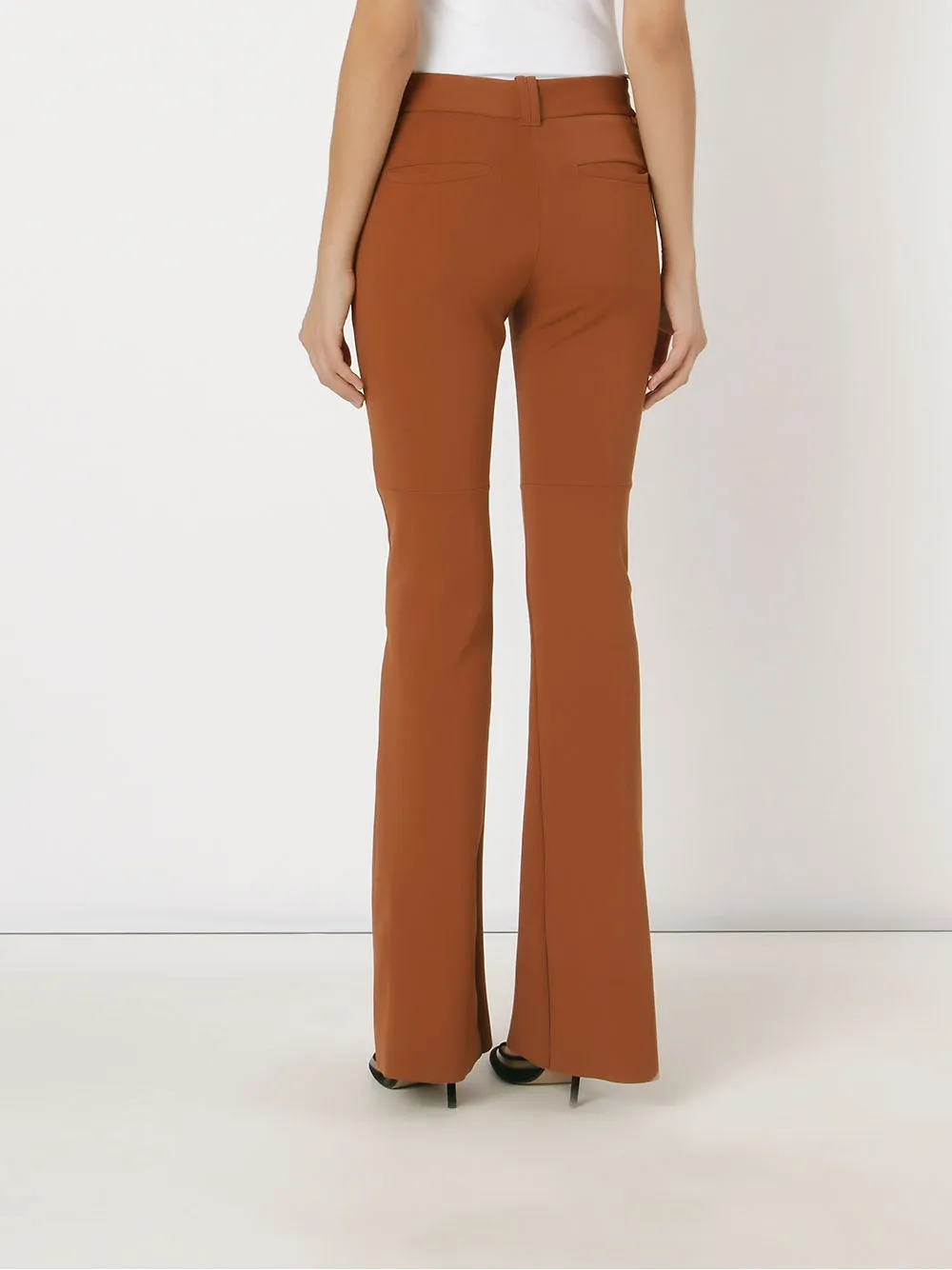 Gloria Coelho straight leg trousers Bruin
