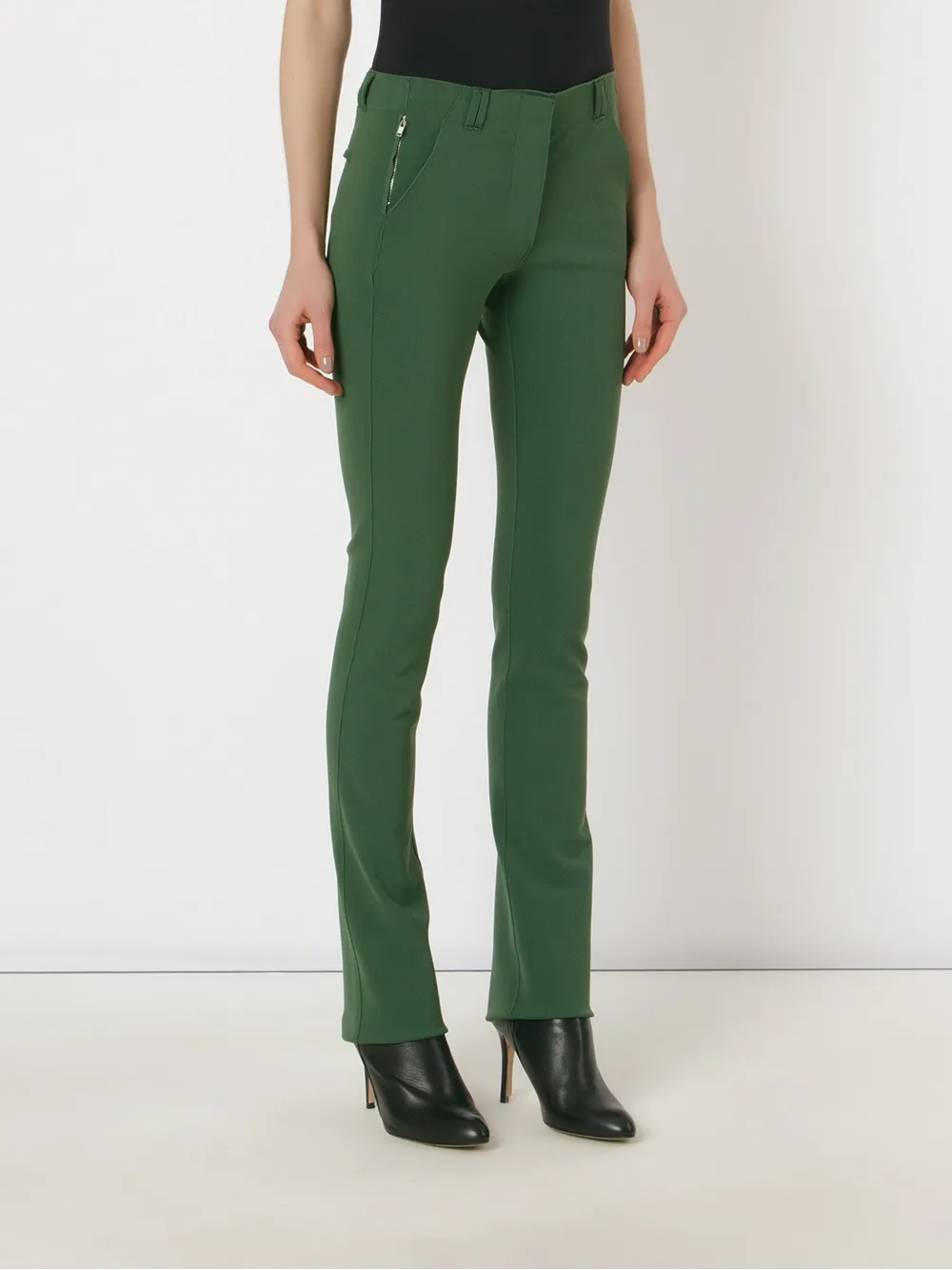 Gloria Coelho slim fit shorts Groen