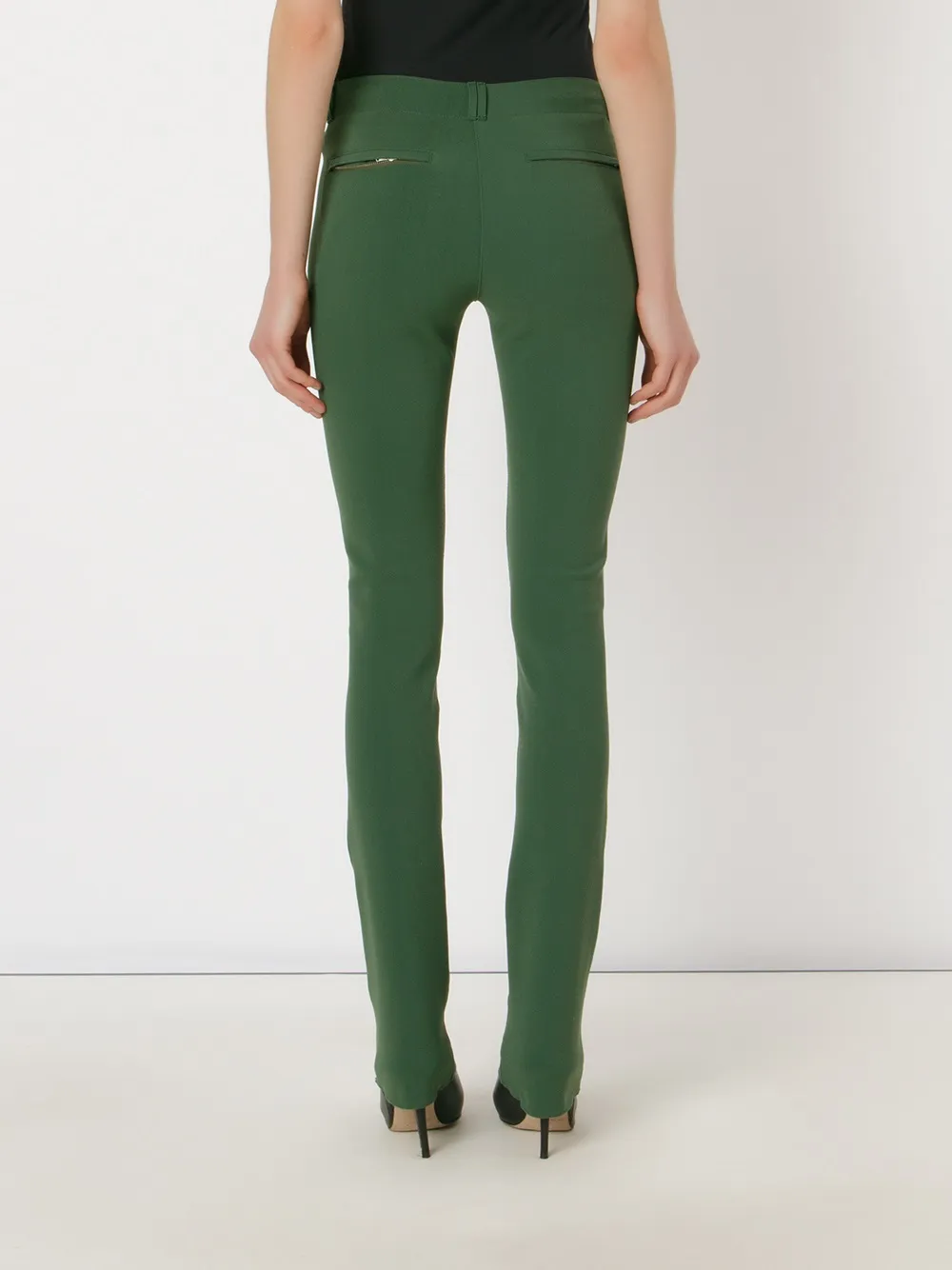 Gloria Coelho slim fit shorts Groen