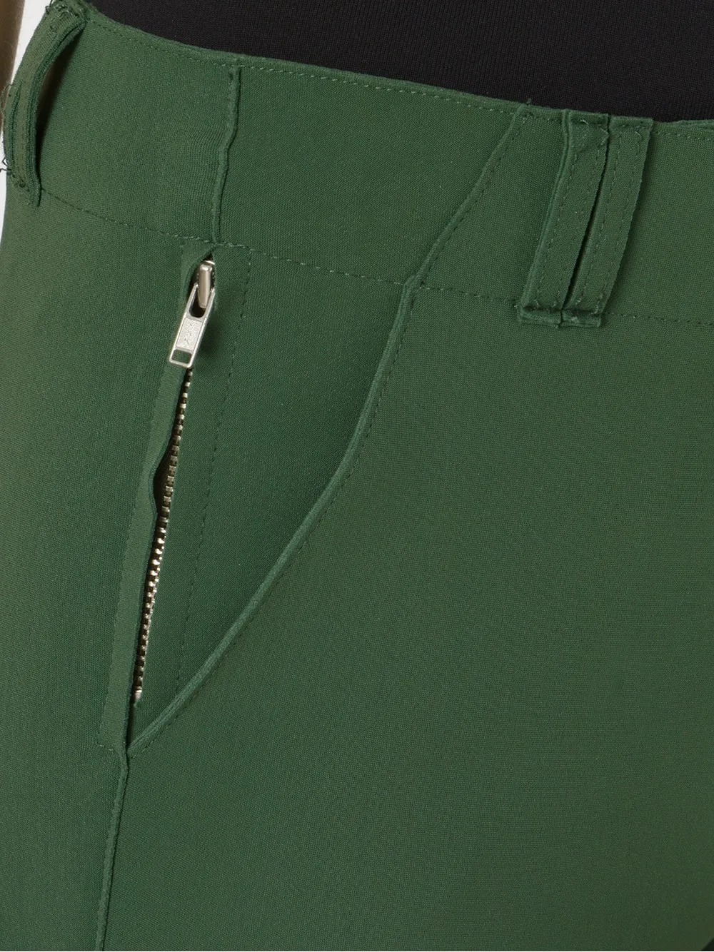 Gloria Coelho slim fit shorts Groen