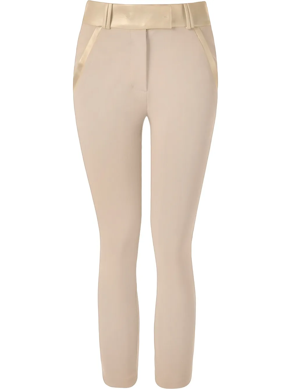 Gloria Coelho Cropped Trousers In Neutral