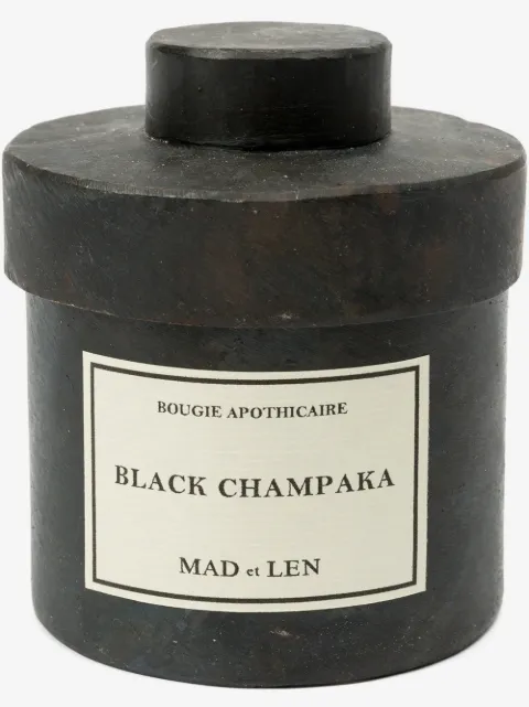 MAD et LEN bougie "Black Champaka"