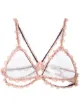 Image 1 of Fleur Du Mal lace bondage triangle bra