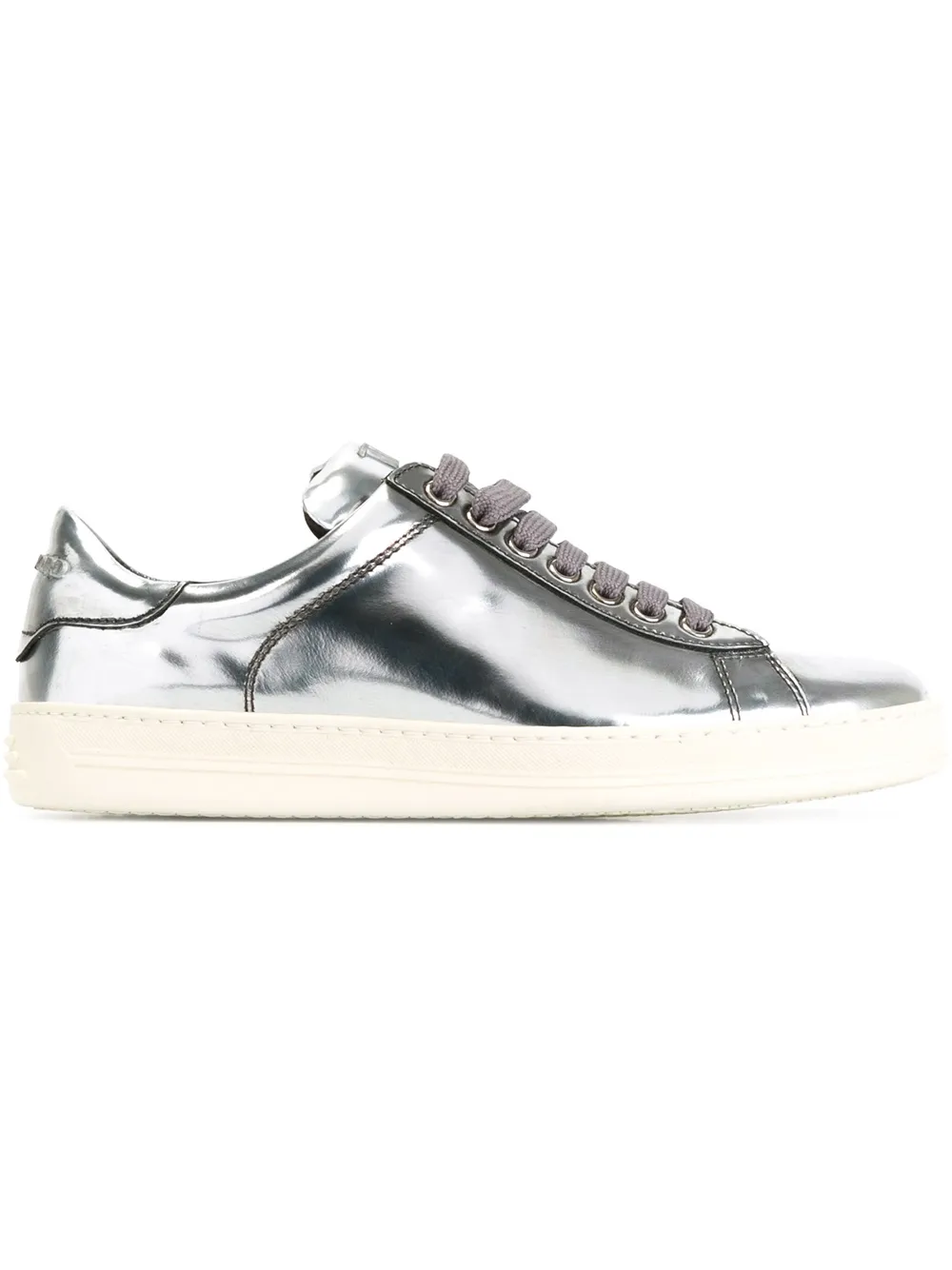 TOM FORD lace-up sneakers Metallic