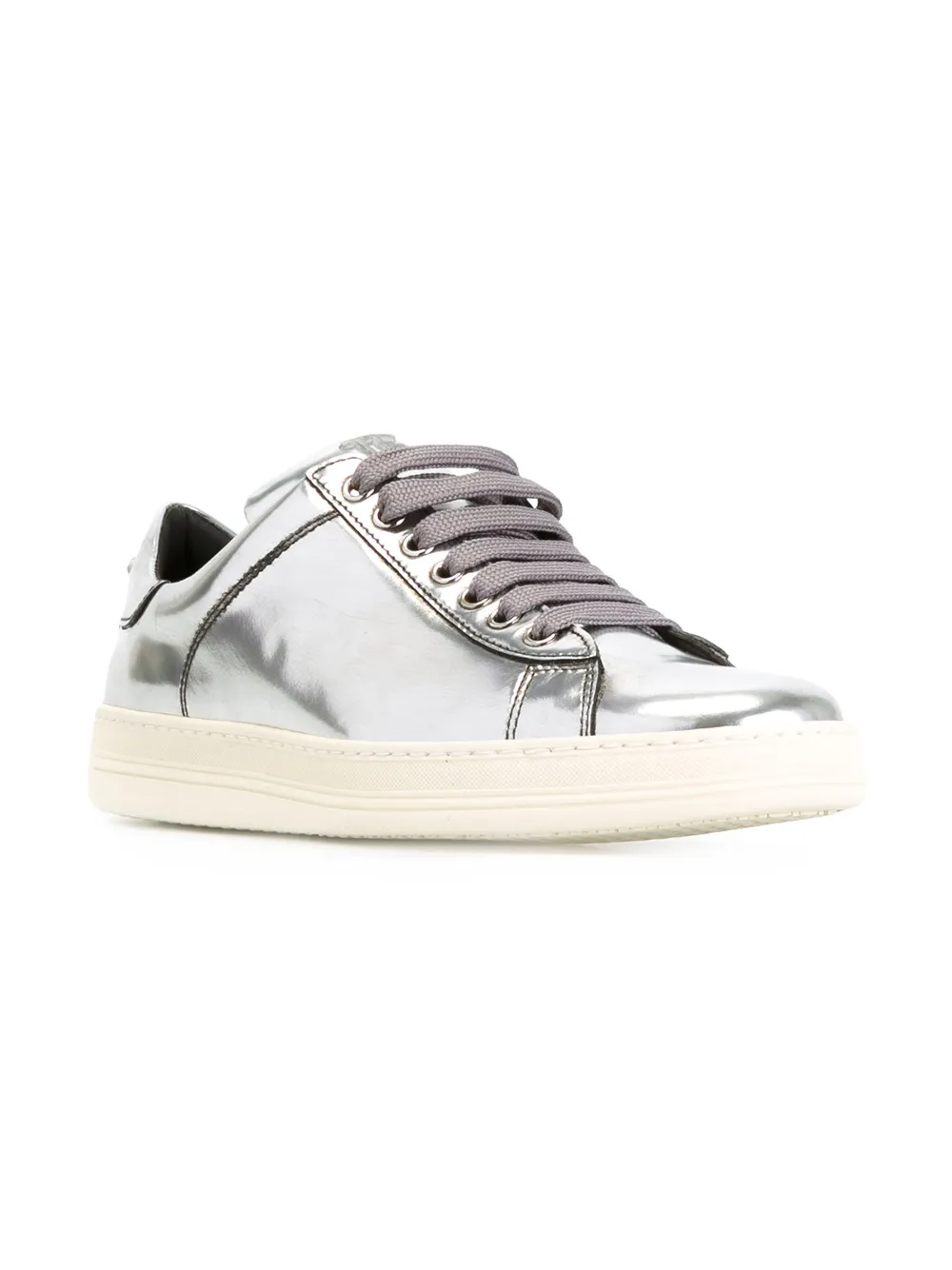 TOM FORD lace-up sneakers Metallic