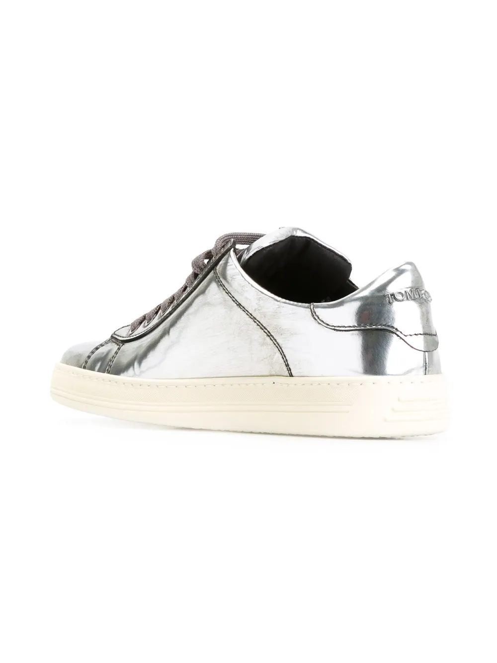 TOM FORD lace-up sneakers Metallic