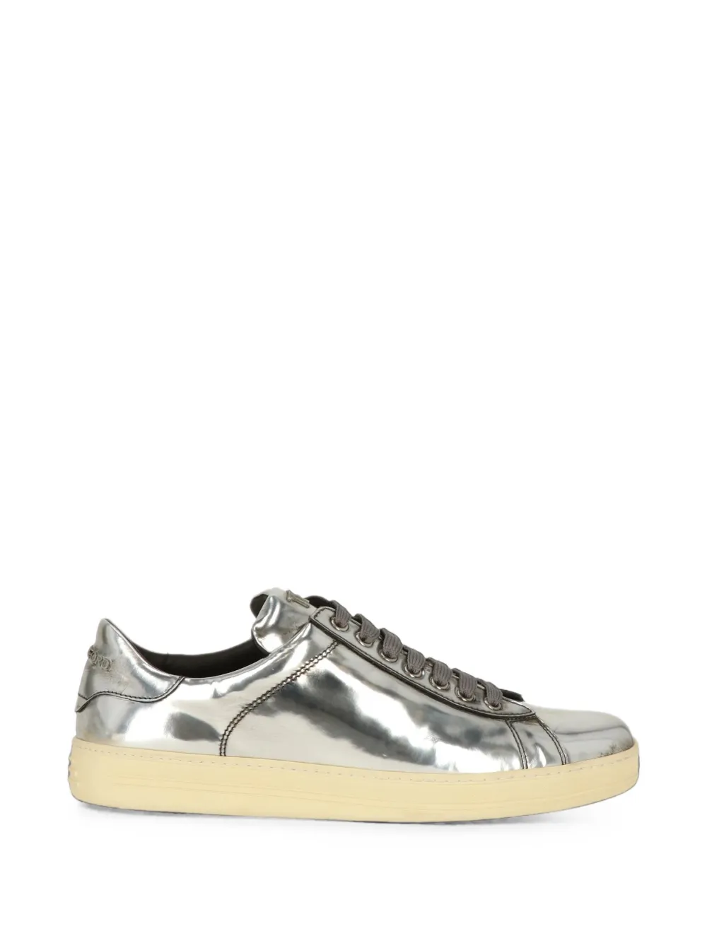 TOM FORD lace-up sneakers Metallic