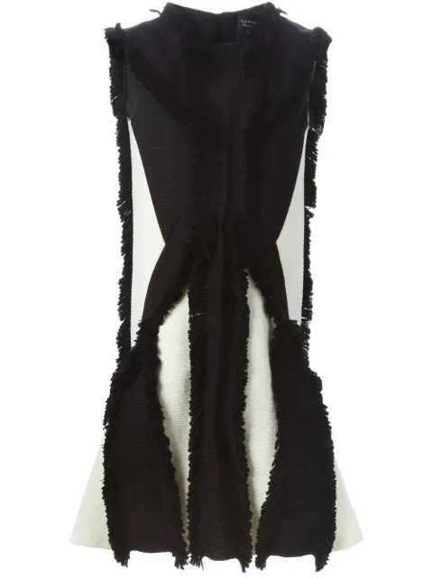 Lanvin fringed detail dress