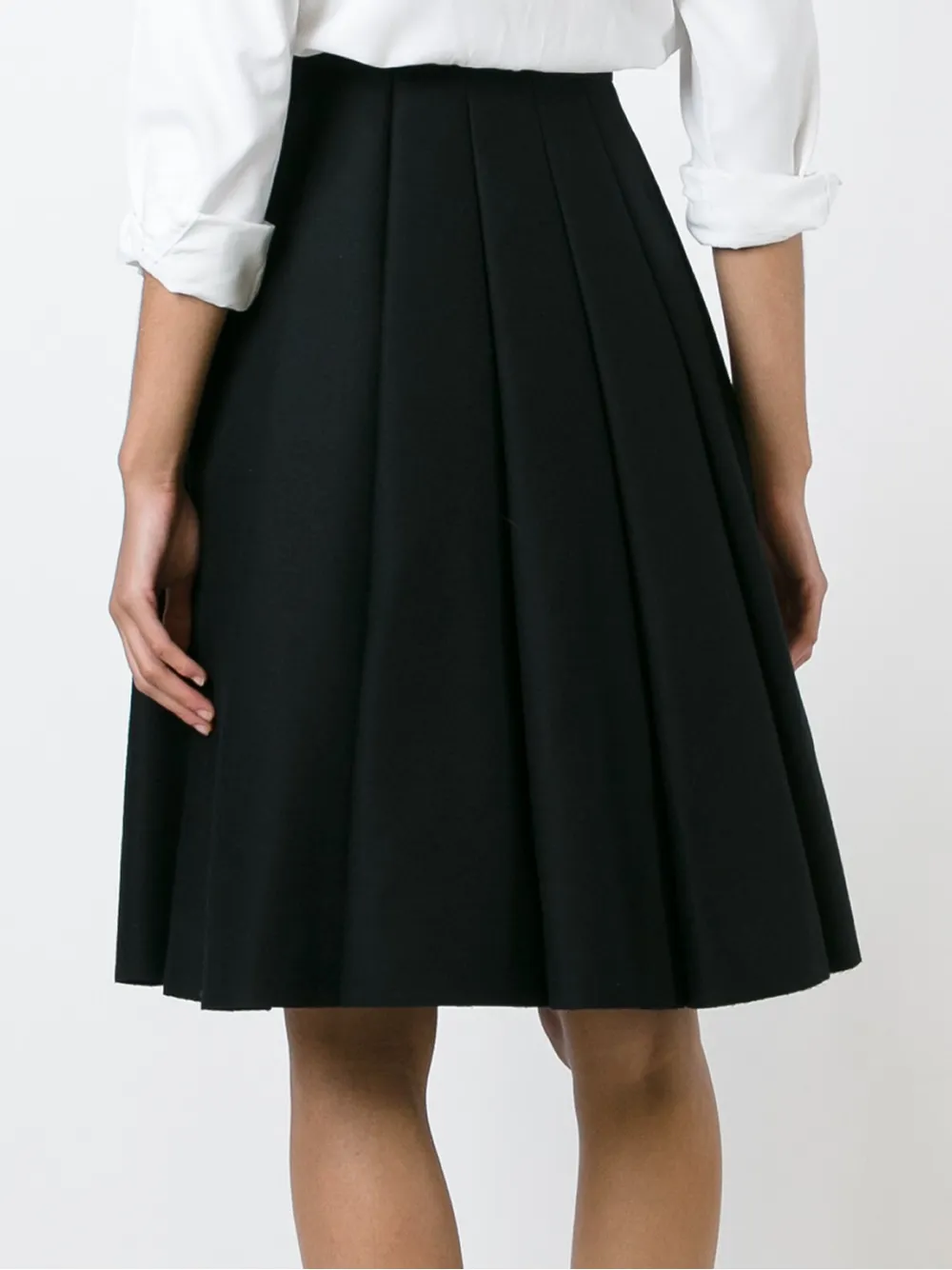 Junya Watanabe Pleated Skirt In Black