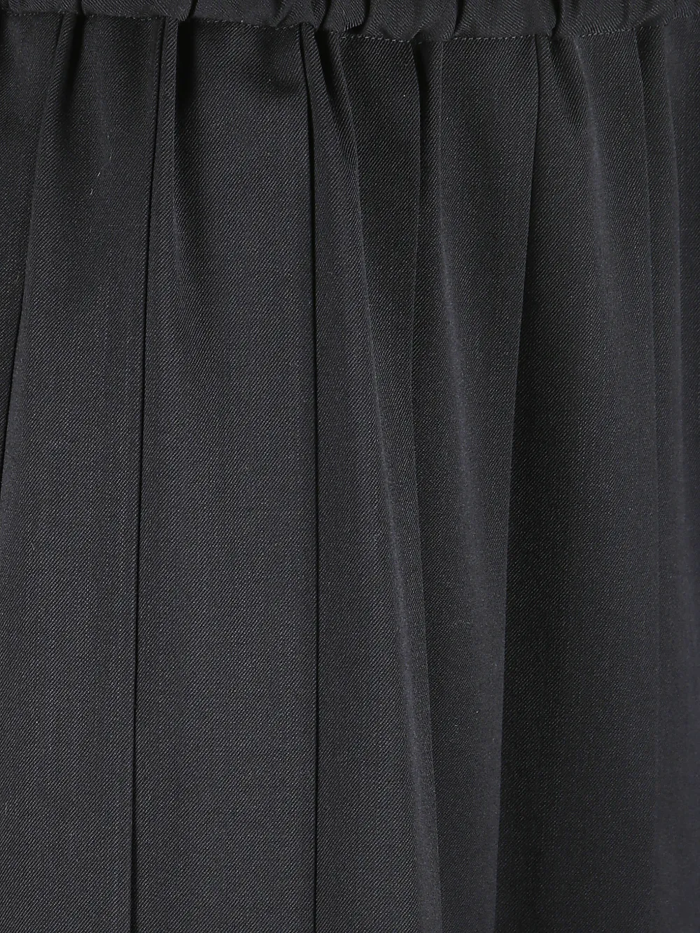  Junya Watanabe Falda Con Pliegues - Negro 
