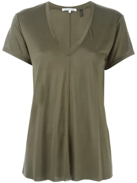 Helmut Lang T-Shirt mit V-Ausschnitt