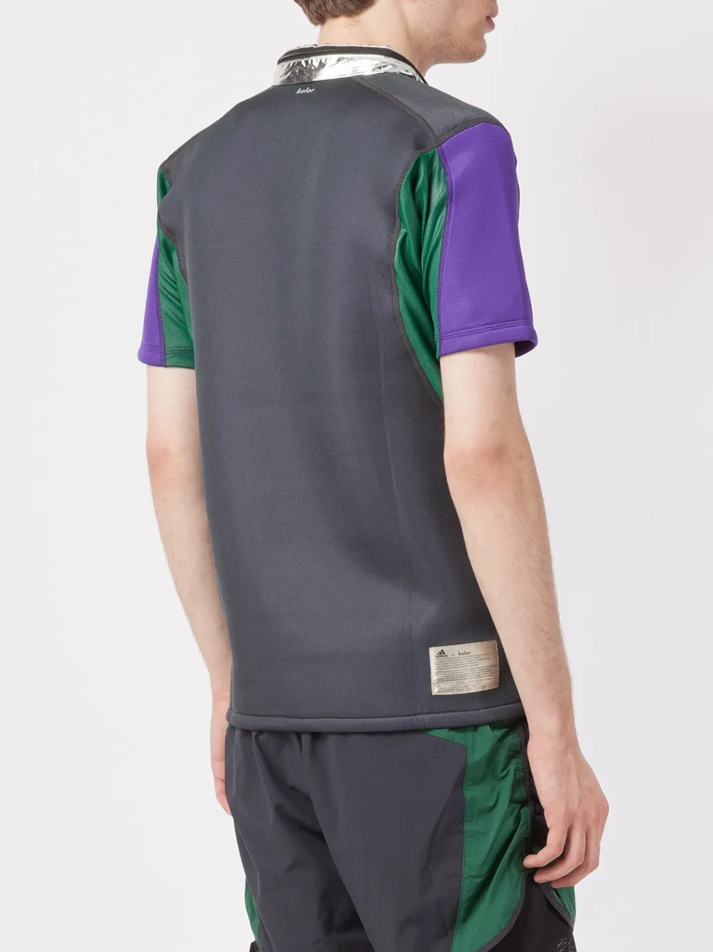 adidas by panelled T-shirt Grijs