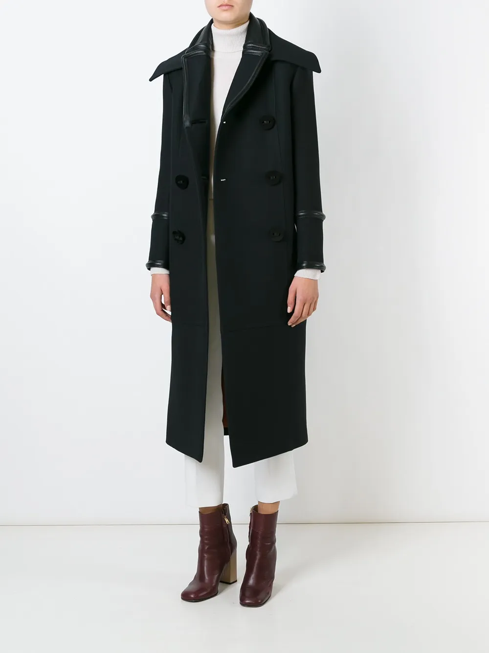 double breasted overcoat