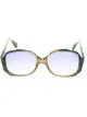 الصورة 1 من Persol Pre-Owned نظارة شمسية بإطار كبير