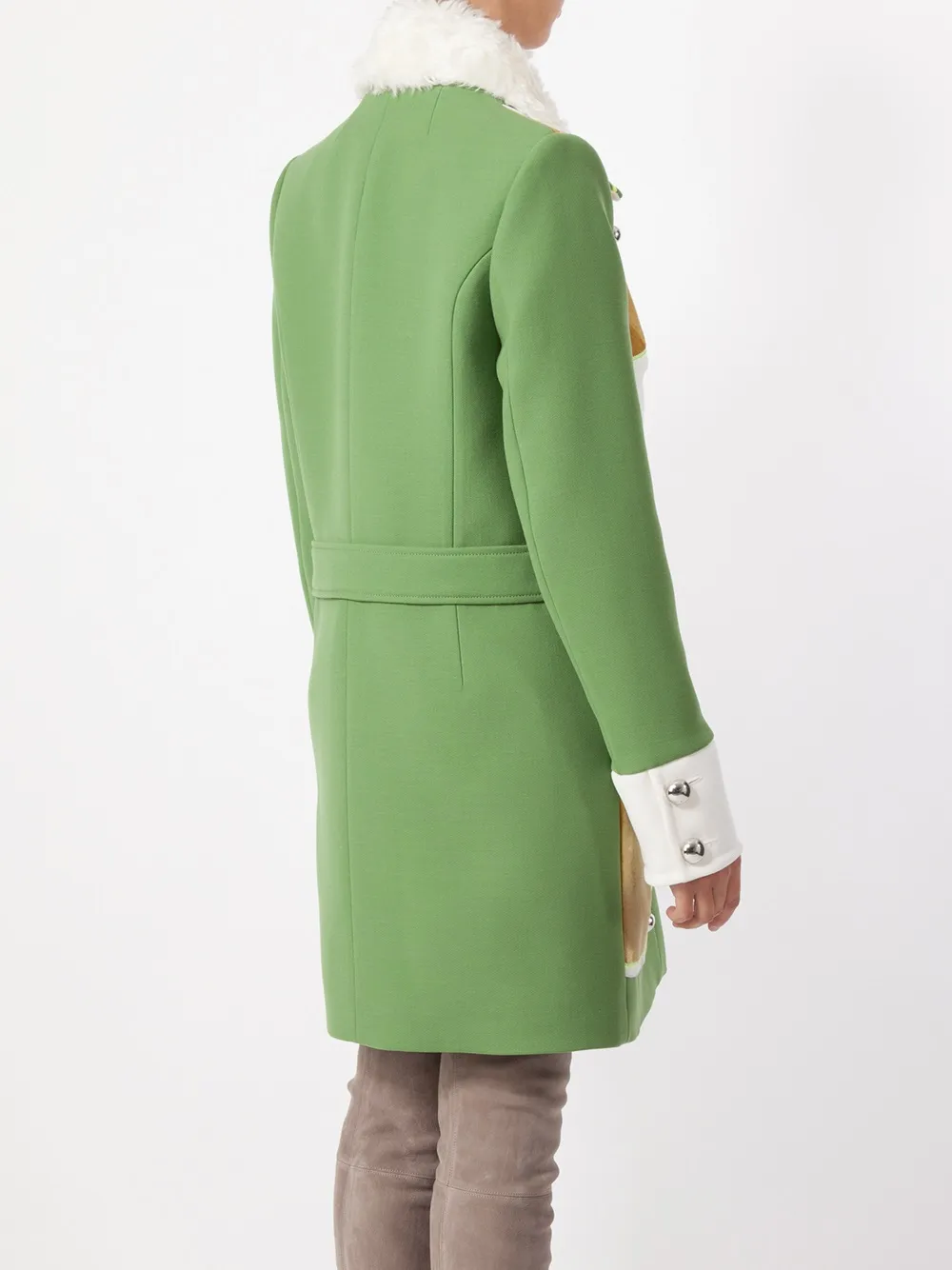 Peter Pilotto paneled coat Groen