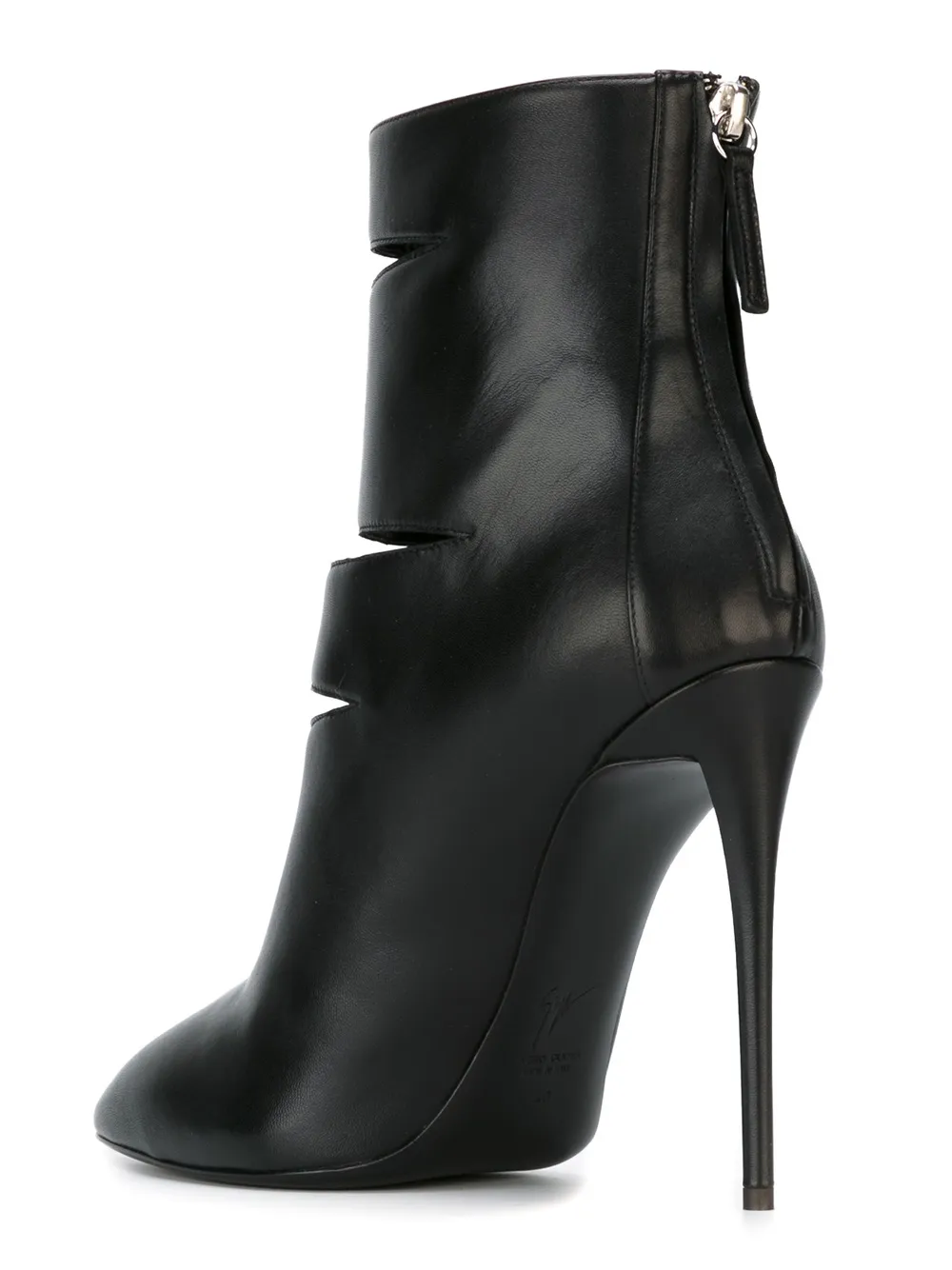 Giuseppe Zanotti cut out detail boots Black
