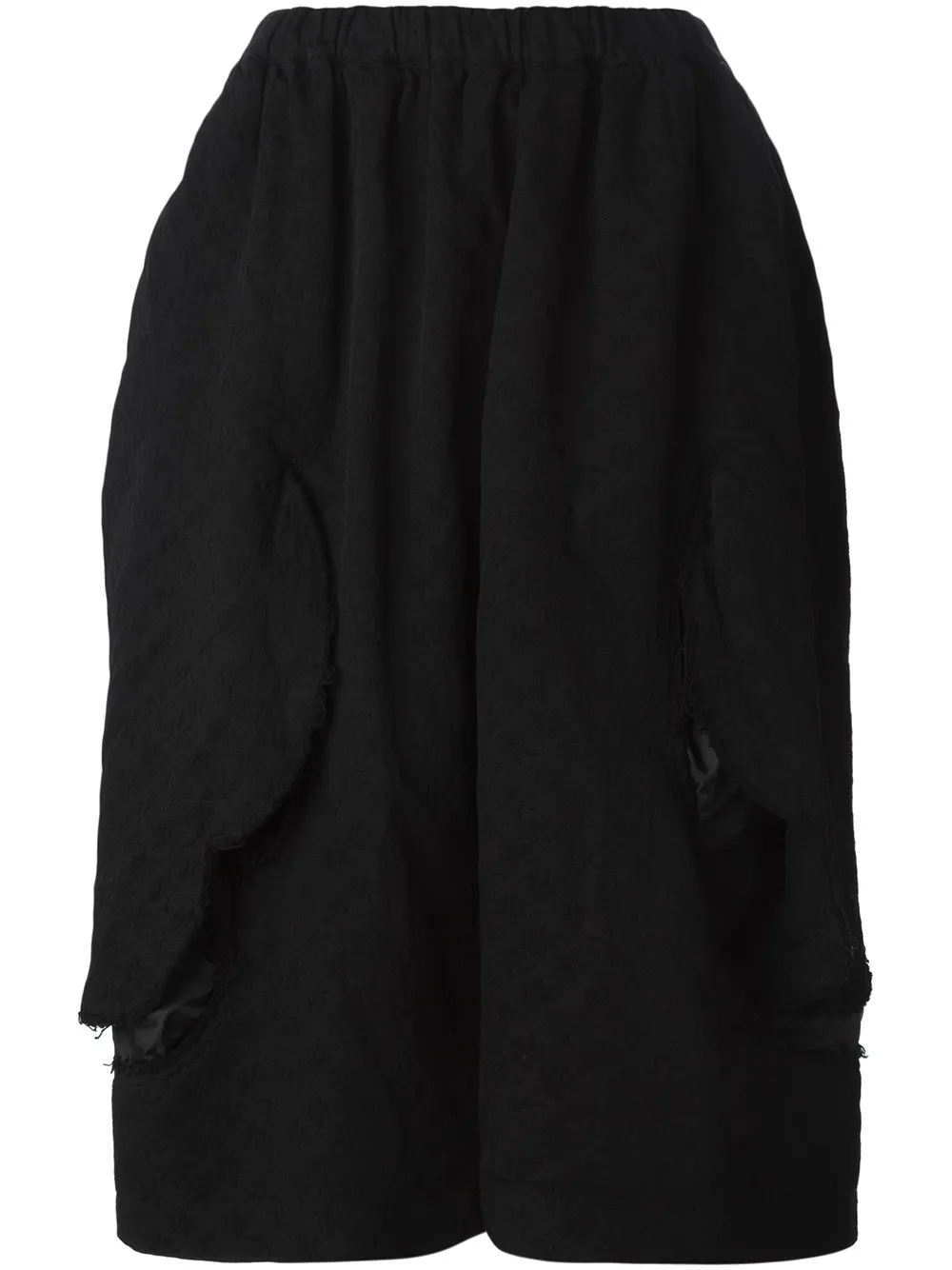 Comme Des Garçons Comme Des Garçons elasticated jacquard skirt | Black | Image 1