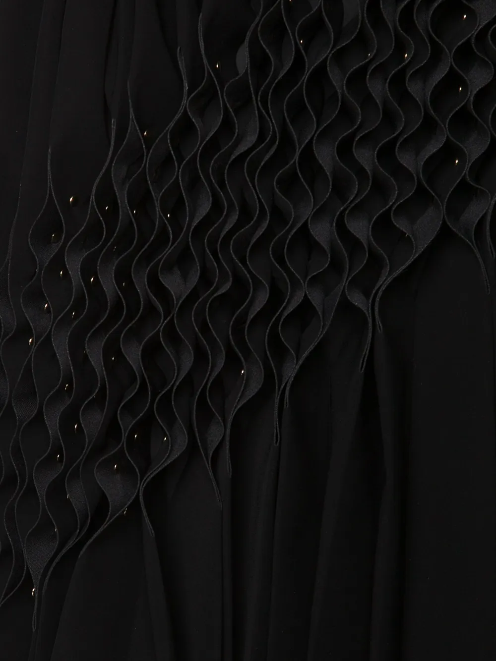 Noir Kei Ninomiya Gathered Detail Skirt In Black
