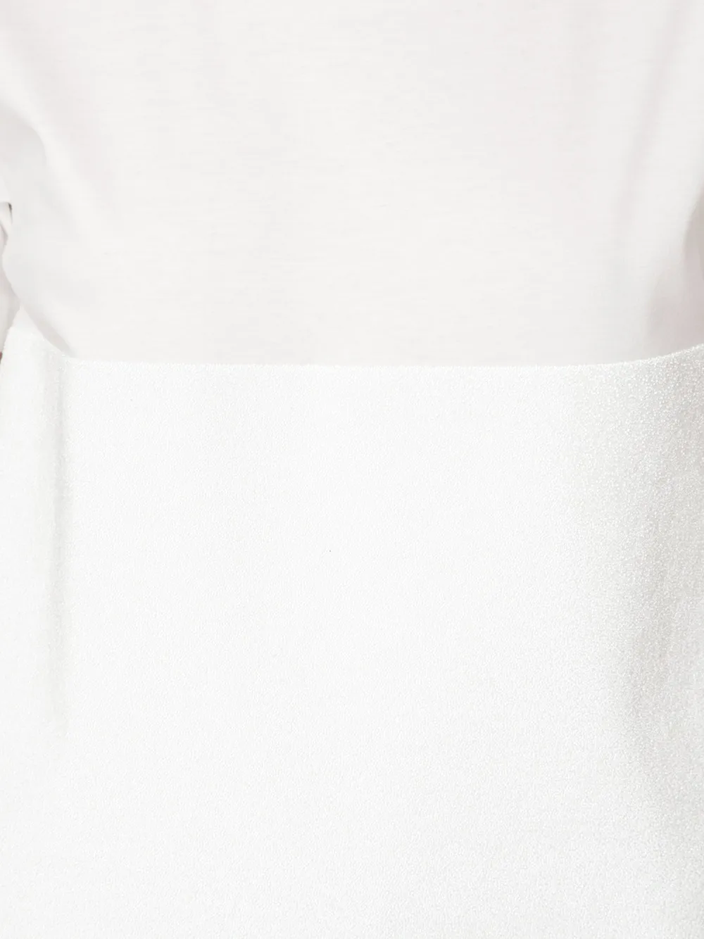 Noir Kei Ninomiya Panelled T-shirt In White