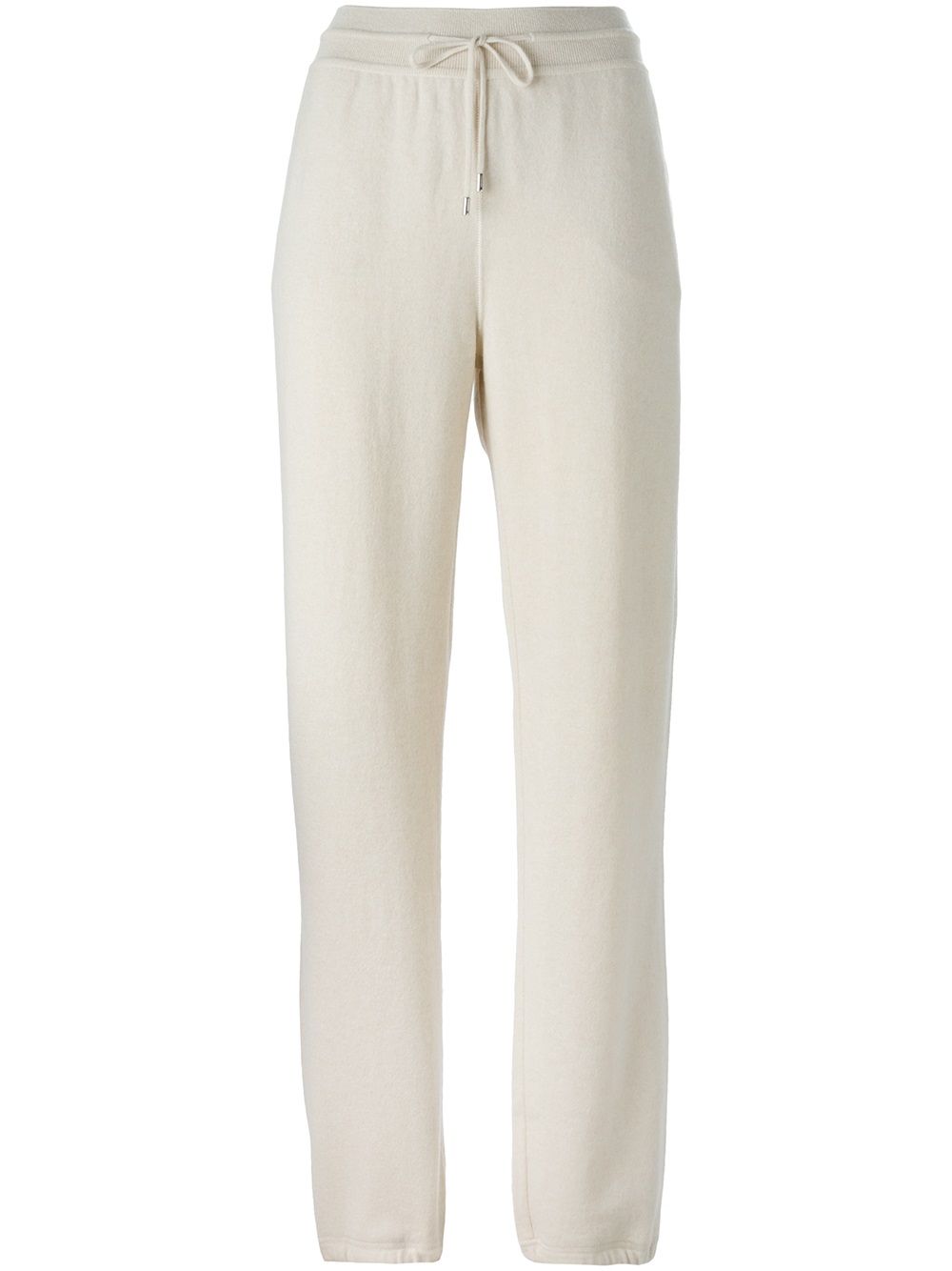 LORO PIANA LORO PIANA GATHERED ANKLE KNITTED TROUSERS - NEUTRALS,FAE645311217080