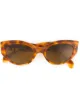 الصورة 1 من Persol Pre-Owned نظارة شمسية سلحفاة صدف عين قط
